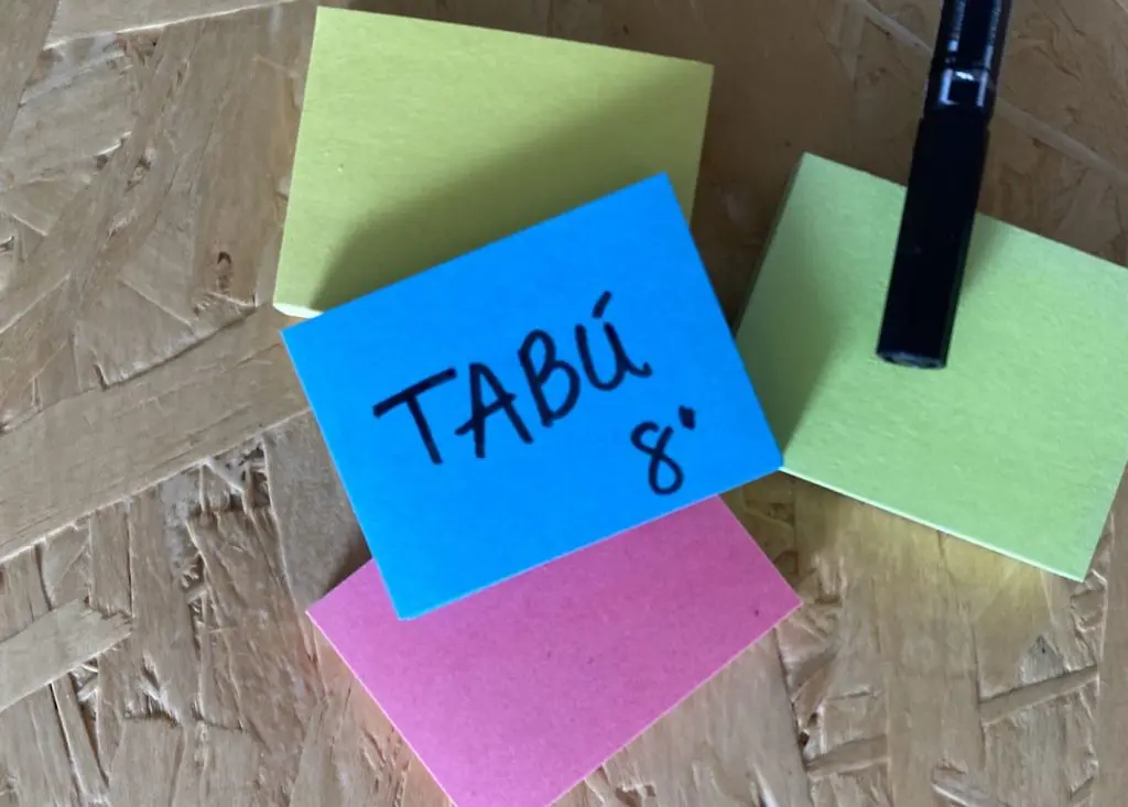 ejercicio creatividadTABU